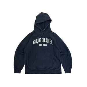 Cirque Du Soleil Black hoodie sweatshirt official merch est 1984 circus